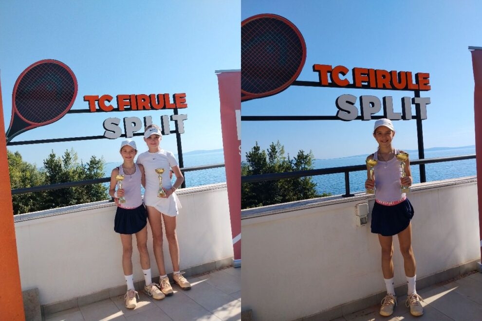 Mlada Zeničanka Petra Popović osvojila turnir u Splitu i slavila u konkurenciji parova
