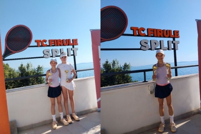 Mlada Zeničanka Petra Popović osvojila turnir u Splitu i slavila u konkurenciji parova