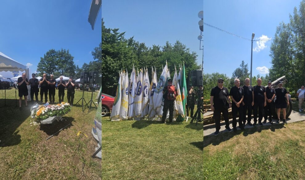 Članovi Udruženja “Bosanska čast” Zenica odali počast braniocima na Koti 715
