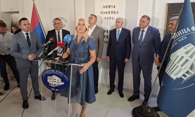 Cvijanovićeva, Dodik i Minić u Foči: Univerzitetska bolnica zaslužuje da bude klinički centar