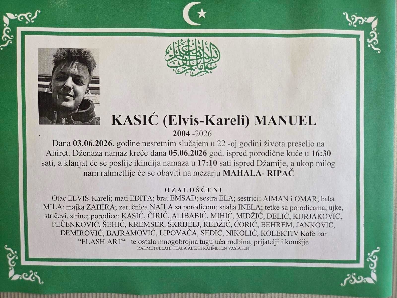 Na Ahiret preselio Kasić (Elvis-Kareli) Manuel