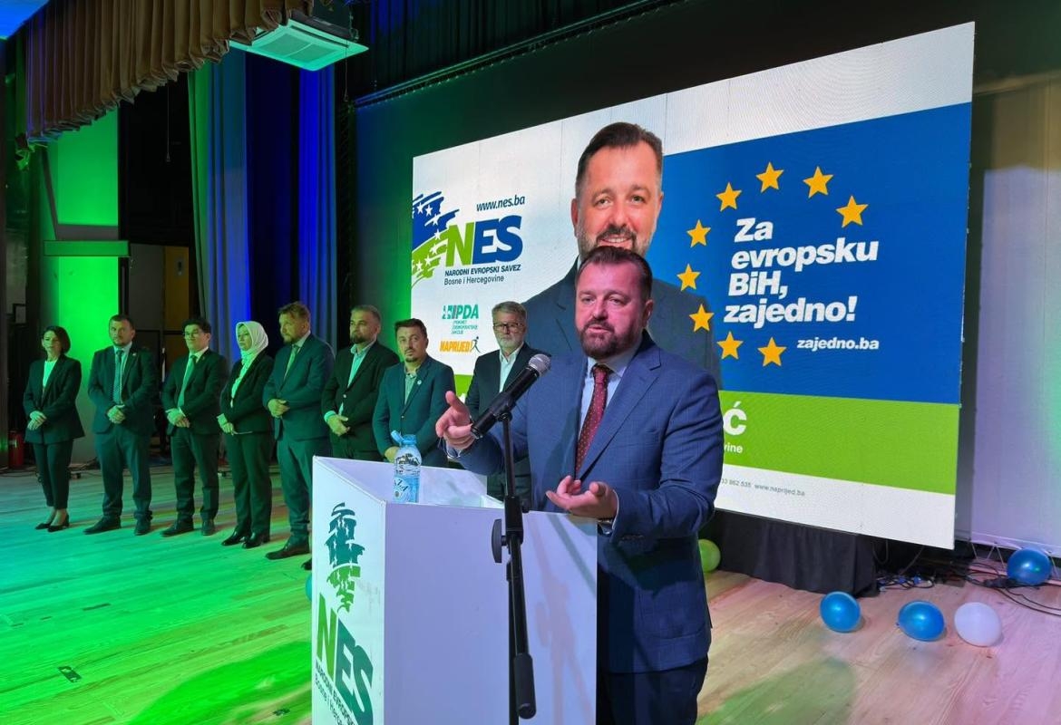 Predizborni skup NES-a u Ključu
