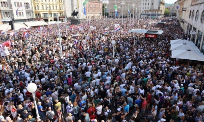Desetine hiljada ljudi na protestu u Zagrebu: Hodaj za Liku!