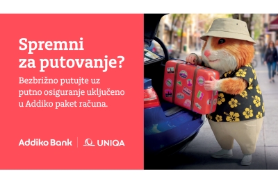 Spakujte kofere, a putno osiguranje prepustite Addiko paketima
