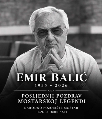 Posljednji pozdrav mostarskoj legendi: Komemoracija povodom smrti Emira Balića