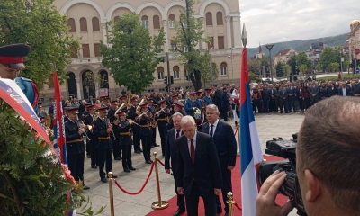 Sjećanje na oslobođenje: Gruško i Kalabuhov položili vijenac kod spomen-biste Žukovu