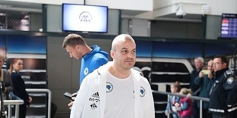 Elmir Pilav posmatrač suđenja na utakmici između Reala i Intera u Ligi prvaka