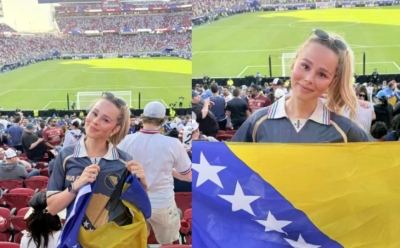 Supruga bivšeg američkog reprezentativca bodrila BiH na SP-u: "Volim te, Bosno"