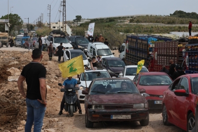 (VIDEO) LIBANCI SE VRAĆAJU KUĆAMA Slave primirje, pucaju od sreće, dižu dva prsta
