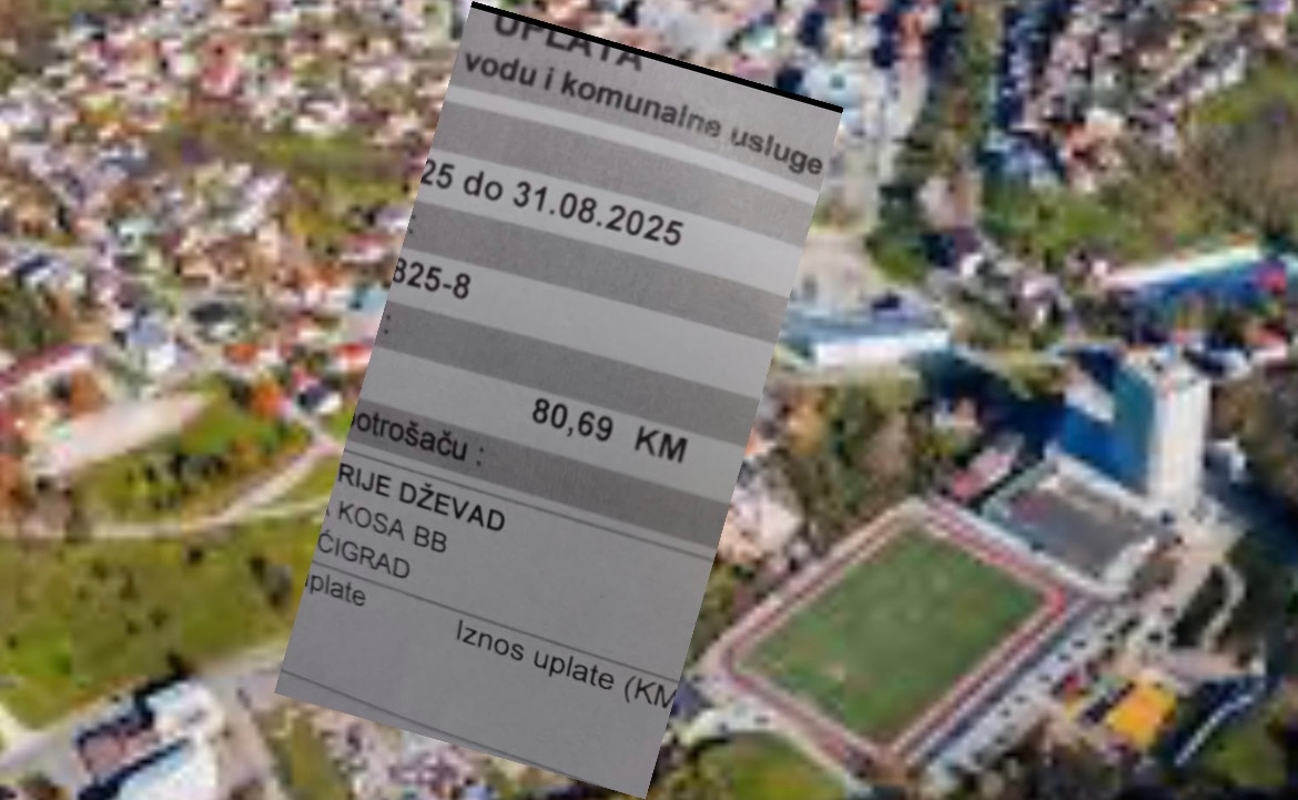 Šok u Cazinu: Računi za vodu i do 200 KM – građani u očaju