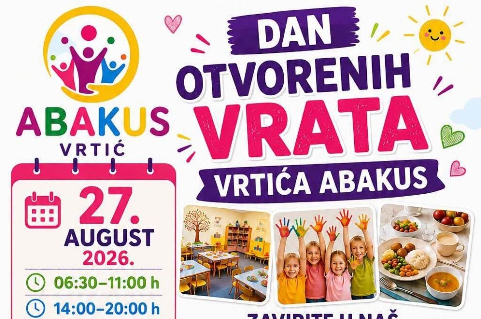 Dan otvorenih vrata vrtića Abakus u četvrtak