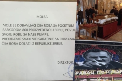 FIRMA IZ KRAJINE PREKIDA SARADNJU S DOBAVLJAČIMA IZ SRBIJE: 'To je naš stav i ostajemo pri tome'