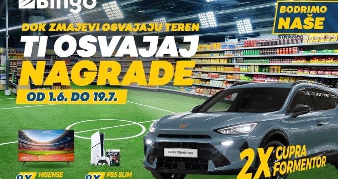 Objavljeni prvi dobitnici velike nagradne igre 'Bodrimo naše'