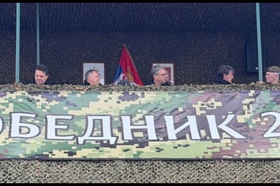 Srbija organizirala još jednu vojnu vježbu blizu BiH: Sve gledao Dodik sa svojom svitom iz RS-a