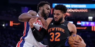 Towns postigao 27 poena i dodao 20 skokova te vodio Knickse do prve pobjede u sezoni