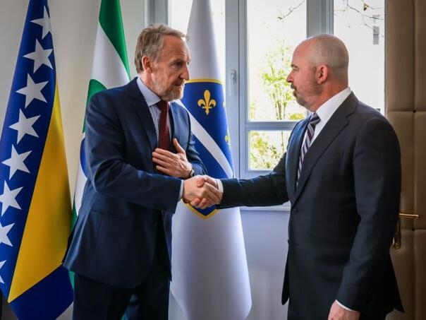 Ginkel sa Izetbegovićem o Južnoj interkonekciji: SAD i BiH jačaju veze