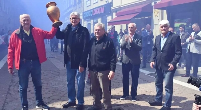 Borčevim rukometnim velikanima priređena veličanstvena navijačka proslava 50. godišnjice od evropske titule