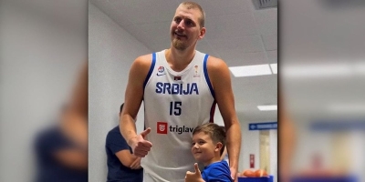 Nikola Jokić nakon duela s Islandom obradovao sina Edina Avdića: "Jao, koliki si"