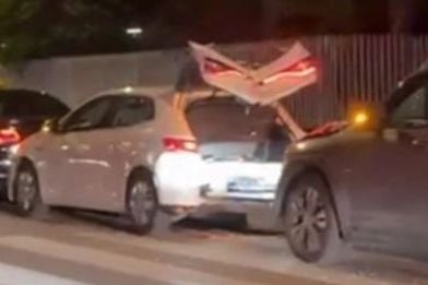 Lančani udes kod Kampusa: Velika materijalna šteta na vozilima