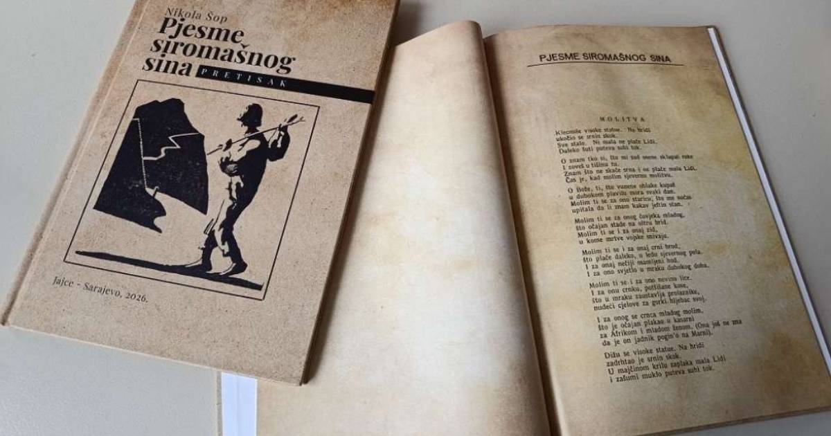Stoljeće od prvijenca Nikole Šopa obilježeno svečanim reizdanjem zbirke