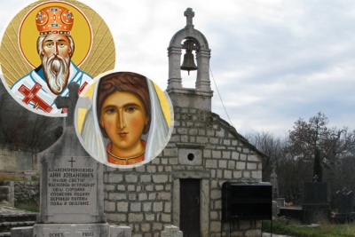 Mitropolit Joanikije služi liturgiju u manastiru Mrkonjići