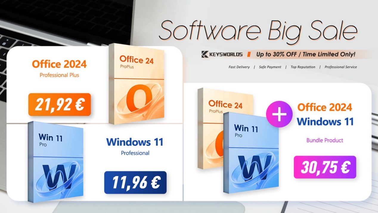 Super prilika! Novi Office 2024 može biti vaš već za 21.92 EURA, Windows 11 od 13 EURA! Instant dostava…