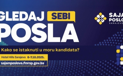 Uskoro najveći sajam zapošljavanja u BiH: "Gledaj sebi posla"