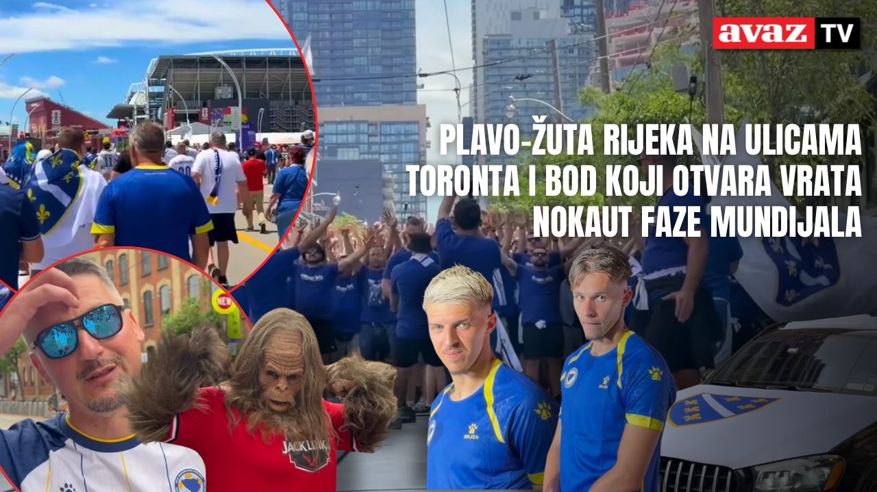 Video / Plavo-žuta rijeka na ulicama Toronta i bod koji otvara vrata nokaut faze Mundijala