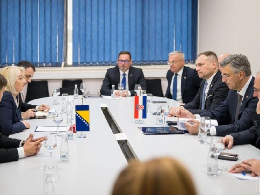 SASTANAK UOČI SAJMA: Šta su dogovorili Krišto i Plenković u Mostaru?
