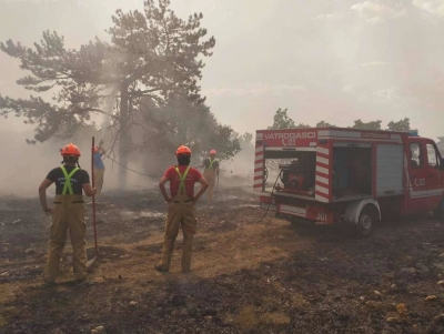 Air Tractor pomogao u gašenju požara kod Livna, vatra se približila kućama i pašnjacima