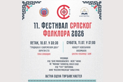 Festival srpskog folklora od 10. do 12. jula u Banjaluci