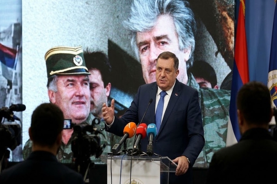 'JA SAM NACIONALISTA, NEMAMO MI NIŠTA ZAJEDNIČKO S MUSLIMANIMA': Dodik pun mržnje veličao danas zločince na Palama