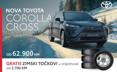 Nova Corolla Cross uz gratis zimske točkove i hibridni bonus