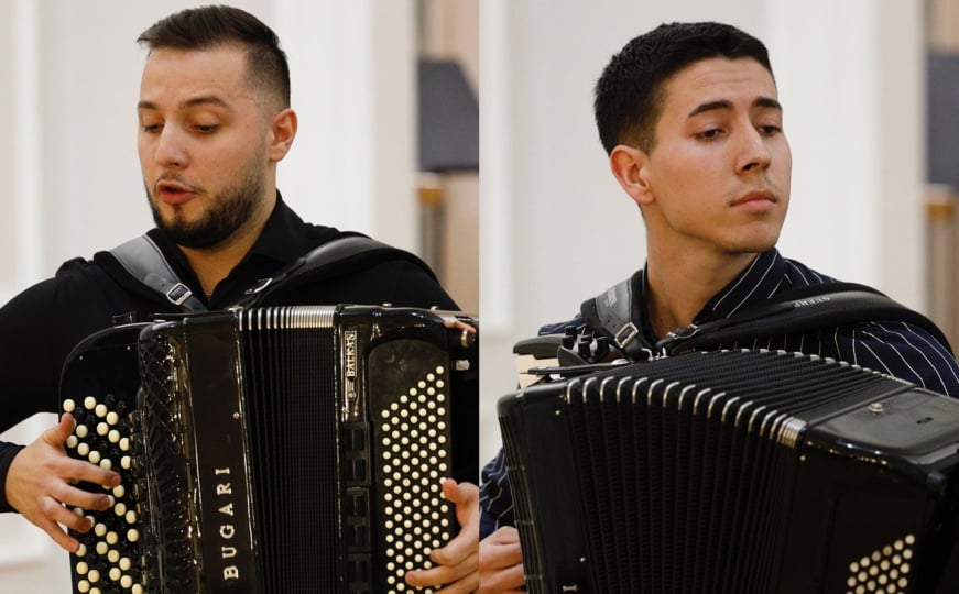 Koncert akordeonista Hazima Mehmedića i Armina Džafića u okviru 19. Majskih muzičkih svečanosti