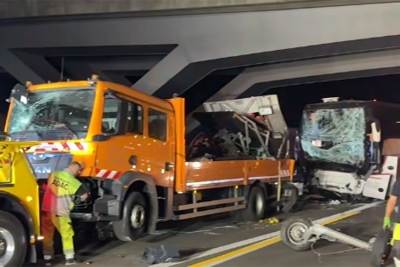 Njemačka: Autobus iz BiH udario u službeno vozilo (VIDEO/FOTO)