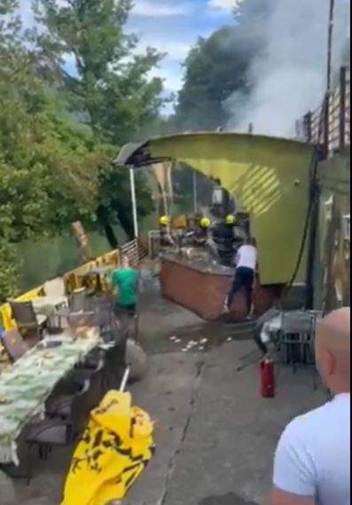Banjaluka: Požar u restoranu, plinska boca eksplodirala?