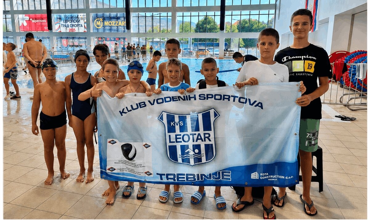 Plivačima KVS „Leotar“ 25 medalja na mitingu „Srđan i Maksim“