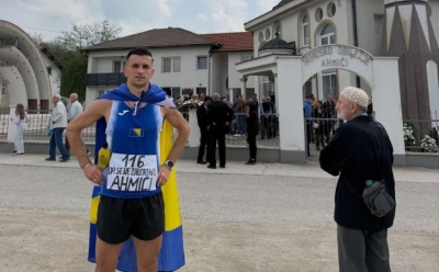 Iz Zenice do Ahmića: Abedin Mujezinović istrčao 23 kilometra u spomen na 116 žrtava