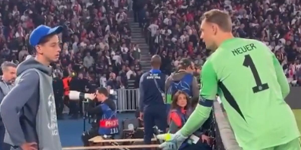 Dječak koji dohvaća lopte nije želio poslušati Neuera, pogledajte reakciju Nijemca