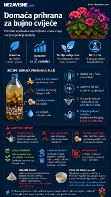 Domaća prihrana koju cvijeće obožava, buja kao ludo