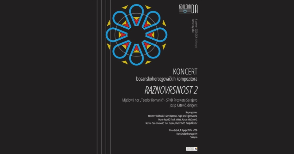 Premijerne horske kompozicije umjetnika Opere NPS na koncertu “Raznovrsnost 2”
