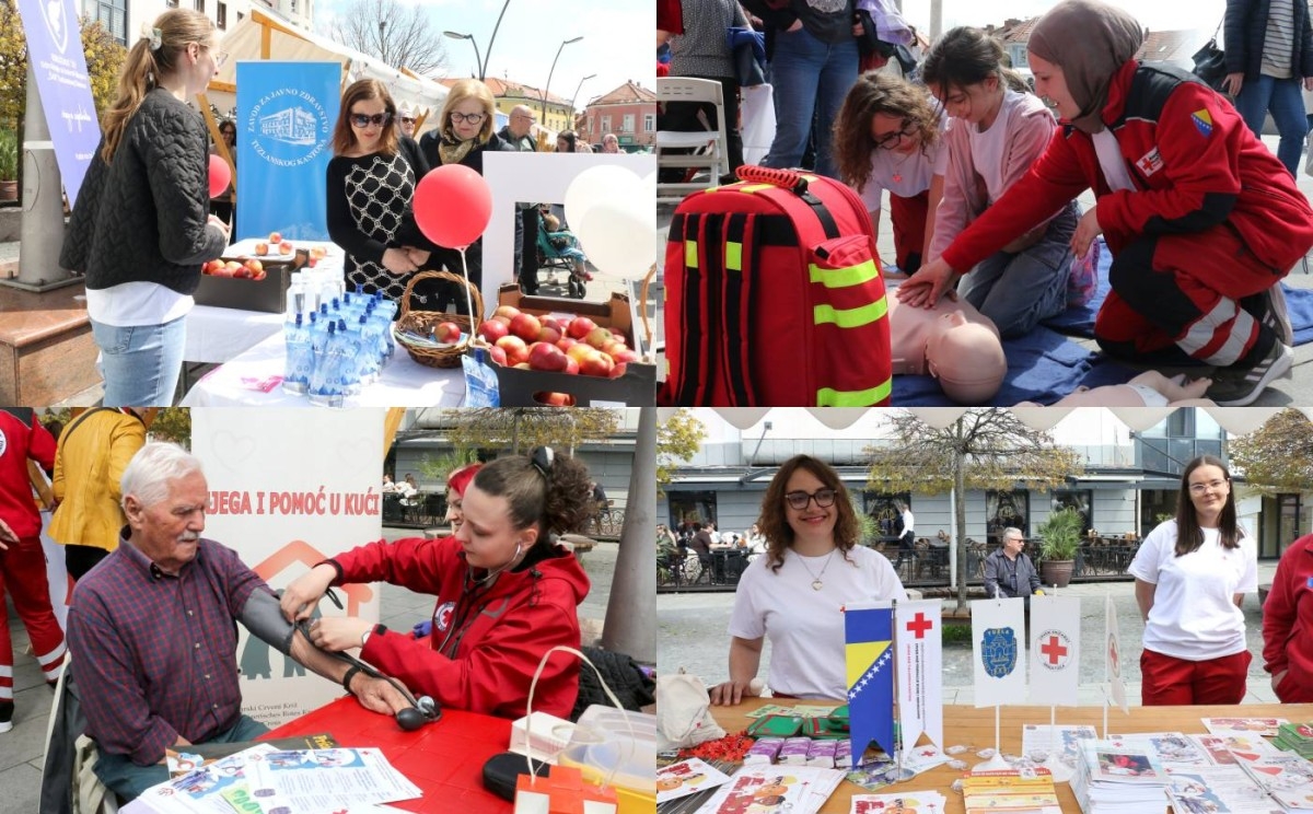 Na Trgu slobode obilježen Svjetski dan zdravlja: U fokusu jačanje saradnje za bolje zdravlje građana