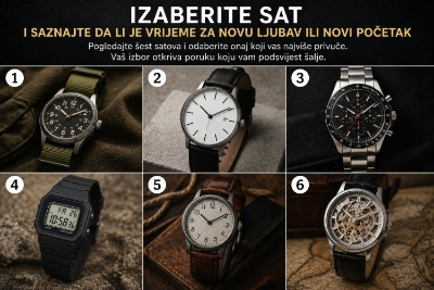 Da li je vrijeme za novu ljubav ili novi početak? Izaberite sat i saznajte
