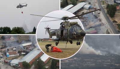 VATRENA STIHIJA POHARALA SRBIJU Požare gasilo više od 500 vojnika sa mašinama i helikopterima