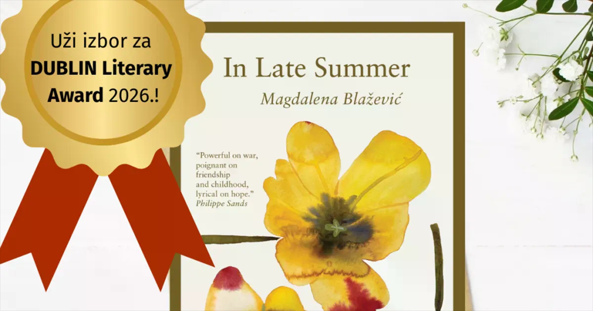 Roman “U kasno ljeto” Magdalene Blažević ušao u uži izbor za Dublin Literary Award
