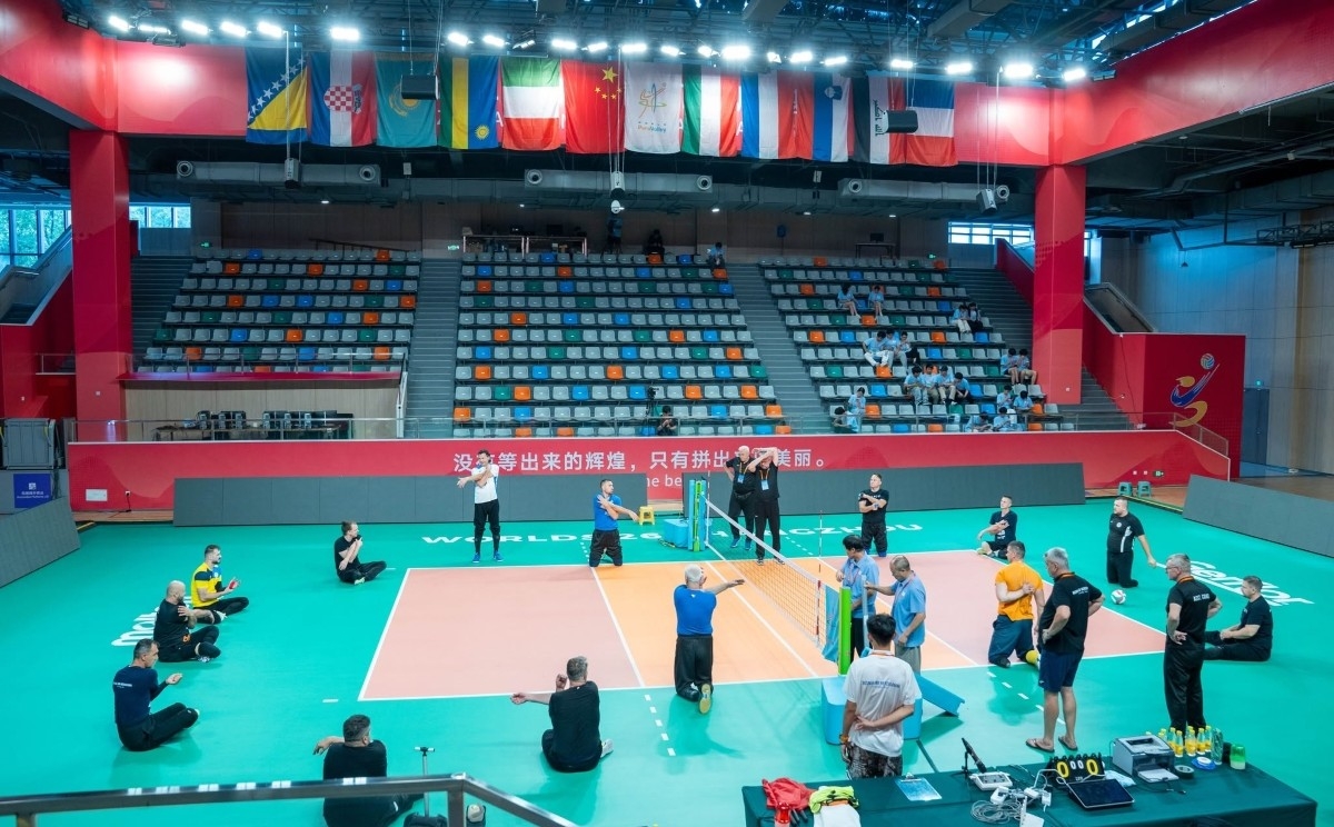 Reprezentacija BiH u sjedećoj odbojci odradila trening na zvaničnom terenu Svjetskog prvenstva