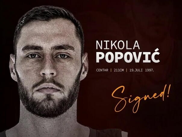 Nikola Popović novi centar KK Bosna