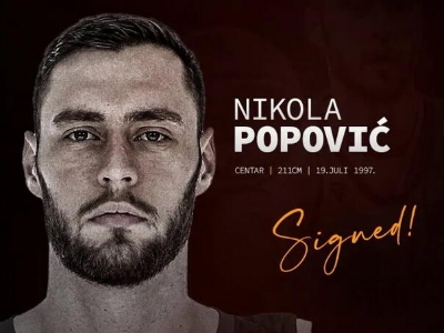 Nikola Popović novi centar KK Bosna