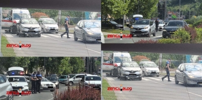 FOTO: Sudar automobila i romobila na GGM-u, jedna osoba prevezena u KB Zenica