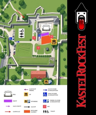 "Kastel Rock Fest" od 17. do 19. septembra: Objavljena mapa festivala